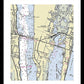 Merritt Island Florida Nautical Chart - Framed Print