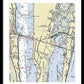 Merritt Island Florida Nautical Chart - Framed Print