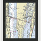 Merritt Island Florida Nautical Chart - Framed Print
