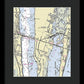 Merritt Island Florida Nautical Chart - Framed Print