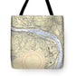 Middle Haddam-connecticut Nautical Chart - Tote Bag