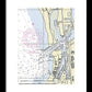 Moss Landing Harbor California Nautical Chart - Framed Print