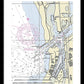 Moss Landing Harbor California Nautical Chart - Framed Print