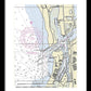 Moss Landing Harbor California Nautical Chart - Framed Print