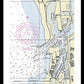 Moss Landing Harbor California Nautical Chart - Framed Print