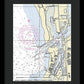 Moss Landing Harbor California Nautical Chart - Framed Print
