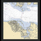 Mount Airey-virginia Nautical Chart - Framed Print