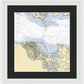 Mount Airey-virginia Nautical Chart - Framed Print