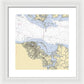 Mount Airey-virginia Nautical Chart - Framed Print