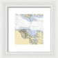 Mount Airey-virginia Nautical Chart - Framed Print