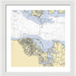 Mount Airey-virginia Nautical Chart - Framed Print