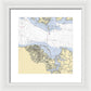 Mount Airey-virginia Nautical Chart - Framed Print