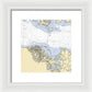 Mount Airey-virginia Nautical Chart - Framed Print