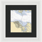 Mount Airey-virginia Nautical Chart - Framed Print