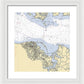 Mount Airey-virginia Nautical Chart - Framed Print