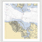 Mount Airey-virginia Nautical Chart - Framed Print