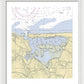 Mt Sinai Harbor-new York Nautical Chart - Framed Print