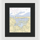 Mt Sinai Harbor-new York Nautical Chart - Framed Print