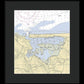 Mt Sinai Harbor-new York Nautical Chart - Framed Print