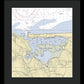 Mt Sinai Harbor-new York Nautical Chart - Framed Print