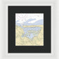 Mt Sinai Harbor-new York Nautical Chart - Framed Print