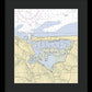 Mt Sinai Harbor-new York Nautical Chart - Framed Print