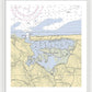 Mt Sinai Harbor-new York Nautical Chart - Framed Print