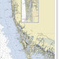 Naples Marco Island Florida Nautical Chart - Canvas Print