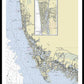 Naples Marco Island Florida Nautical Chart - Framed Print