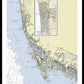 Naples Marco Island Florida Nautical Chart - Framed Print