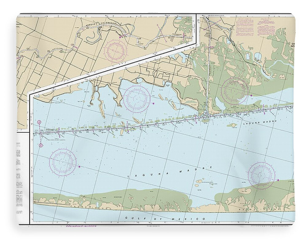 Nautical Chart-11303 Intracoastal Waterway Laguna Madre - Chubby Island-stover Point, Including The Arroyo Colorado - Blanket