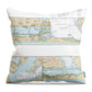 Nautical Chart-11308 Intracoastal Waterway Redfish Bay-middle Ground - Throw Pillow