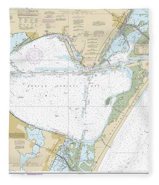 Nautical Chart-11309 Corpus Christi Bay - Blanket