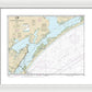 Nautical Chart-11313 Matagorda Light-aransas Pass - Framed Print