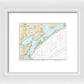 Nautical Chart-11313 Matagorda Light-aransas Pass - Framed Print