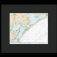 Nautical Chart-11313 Matagorda Light-aransas Pass - Framed Print