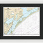 Nautical Chart-11313 Matagorda Light-aransas Pass - Framed Print