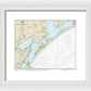 Nautical Chart-11313 Matagorda Light-aransas Pass - Framed Print