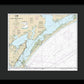 Nautical Chart-11313 Matagorda Light-aransas Pass - Framed Print