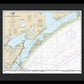 Nautical Chart-11313 Matagorda Light-aransas Pass - Framed Print