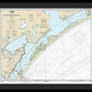 Nautical Chart-11313 Matagorda Light-aransas Pass - Framed Print