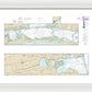 Nautical Chart-11315 Intracoastal Waterway Espiritu Santo Bay-carlos Bay Including San Antonio Bay-victoria Barge Canal - Framed Print
