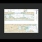 Nautical Chart-11315 Intracoastal Waterway Espiritu Santo Bay-carlos Bay Including San Antonio Bay-victoria Barge Canal - Framed Print