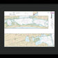 Nautical Chart-11315 Intracoastal Waterway Espiritu Santo Bay-carlos Bay Including San Antonio Bay-victoria Barge Canal - Framed Print
