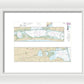 Nautical Chart-11315 Intracoastal Waterway Espiritu Santo Bay-carlos Bay Including San Antonio Bay-victoria Barge Canal - Framed Print