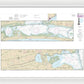 Nautical Chart-11315 Intracoastal Waterway Espiritu Santo Bay-carlos Bay Including San Antonio Bay-victoria Barge Canal - Framed Print