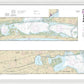 Nautical Chart-11315 Intracoastal Waterway Espiritu Santo Bay-carlos Bay Including San Antonio Bay-victoria Barge Canal - Framed Print