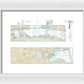 Nautical Chart-11315 Intracoastal Waterway Espiritu Santo Bay-carlos Bay Including San Antonio Bay-victoria Barge Canal - Framed Print