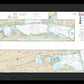 Nautical Chart-11315 Intracoastal Waterway Espiritu Santo Bay-carlos Bay Including San Antonio Bay-victoria Barge Canal - Framed Print