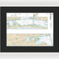Nautical Chart-11315 Intracoastal Waterway Espiritu Santo Bay-carlos Bay Including San Antonio Bay-victoria Barge Canal - Framed Print